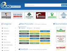 Tablet Screenshot of guiasidrolandia.com.br